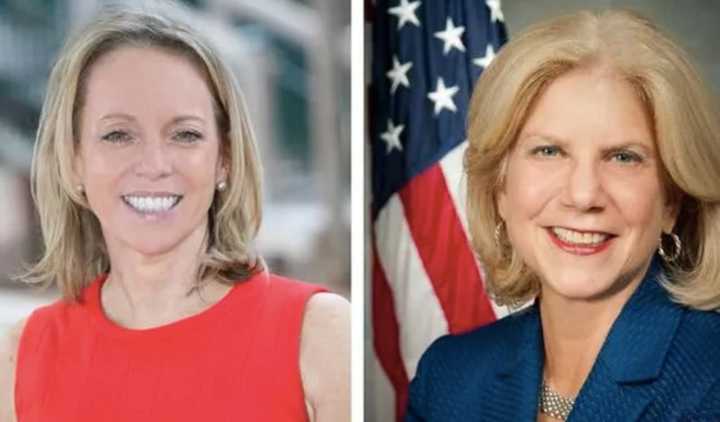 Republican Julie Killian and Democrat Shelley Mayer.