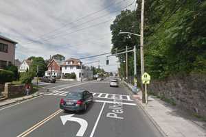 Car Slams Into Pole, Shutting Down Busy New Rochelle Intersection