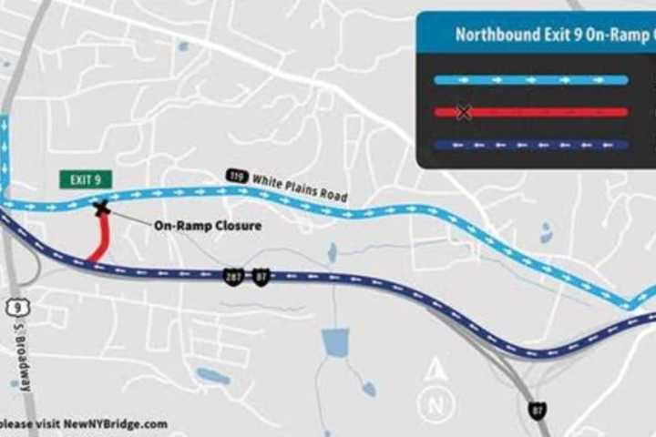 Lane, Ramp Closures Near New Tappan Zee Bridge Announced