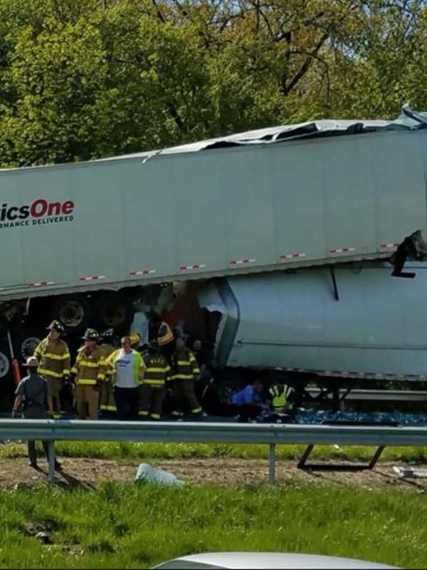 Details Emerge In Double Tractor-Trailer I-87 Crash With Serious Injury