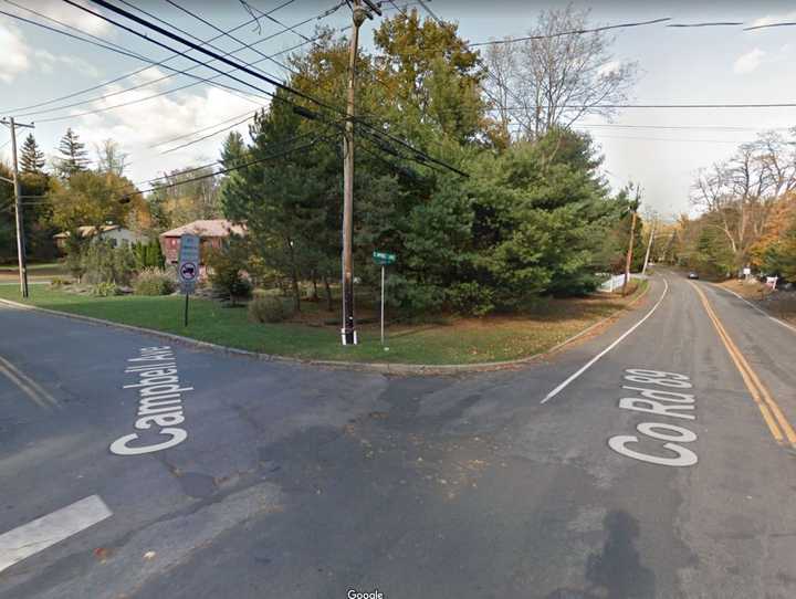 South Airmont Road at the intersection of Campbell Avenue in Airmont.