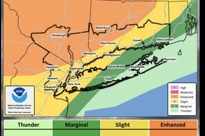 Thunderstorms Will Bring Heavy Rain, Damaging Winds With Hail Possible