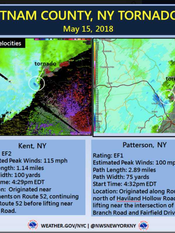 Two Tornadoes Confirmed So Far In Hudson Valley During Deadly Storm