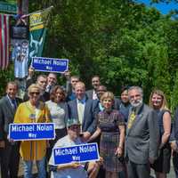 <p>Michael Nolan Way has been dedicated in Yonkers.</p>