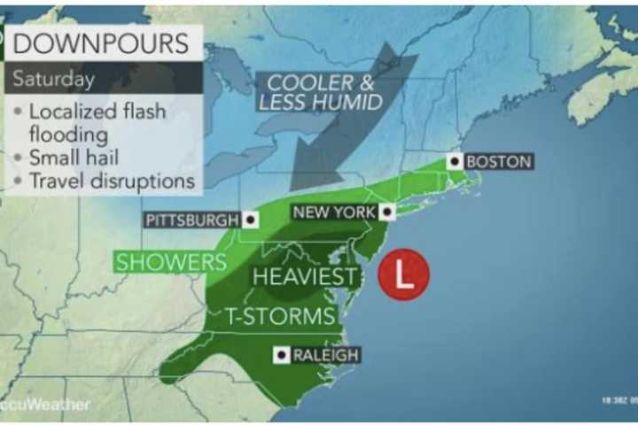 Scattered Showers, Rumbles Of Thunder Possible Before Drop In Temperatures