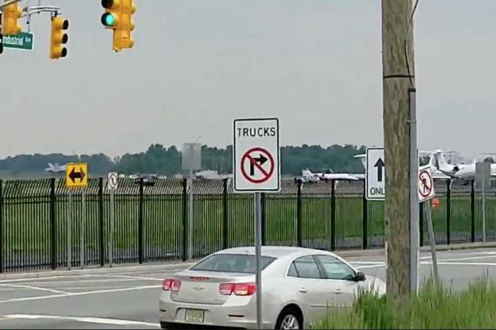 WATCH: Video Captures Navy Jets Blasting Off From Teterboro Airport