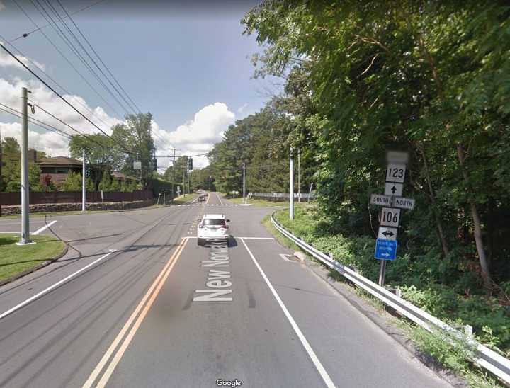 New Norwalk Road in New Canaan.