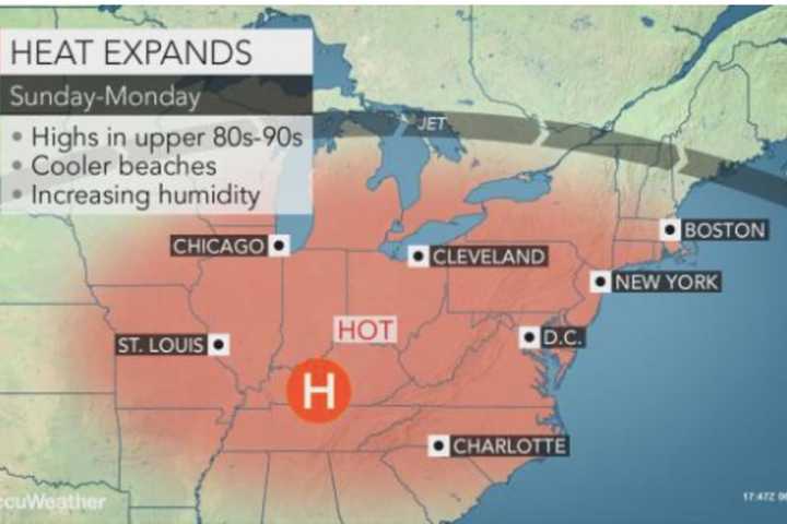 Hot Stuff: Poor Air Quality Sunday, Real-Feel Temp Around 100 Monday