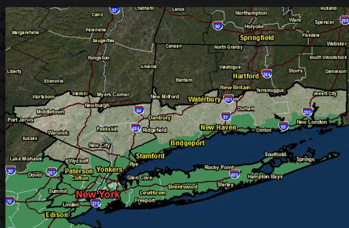 A Flash Flood Watch is in effect for southern-most parts of the area, including southern Westchester and coastal Fairfield County, overnight into Friday afternoon.