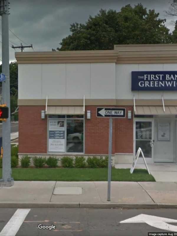 Suspect Caught Within Minutes After Robbing First Bank Of Greenwich