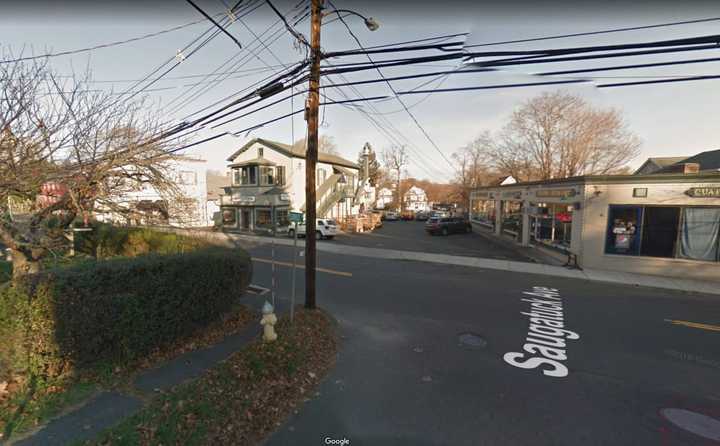 Sunrise Road at the intersection of Saugatuck Avenue in Westport.