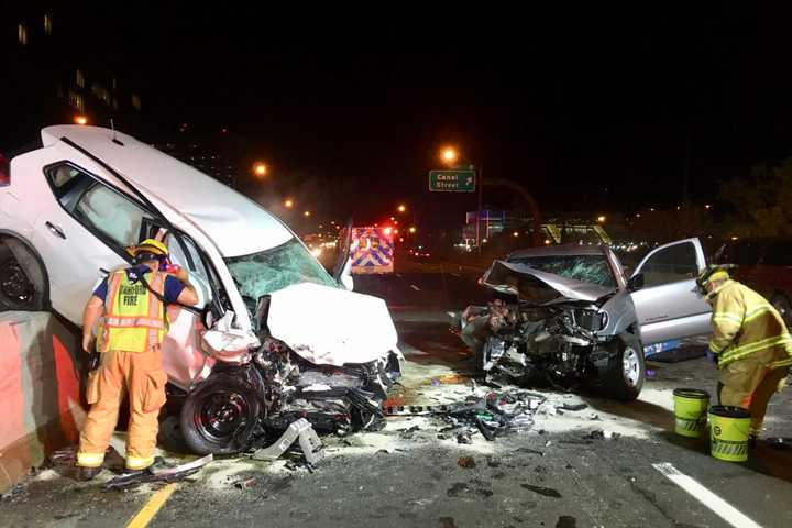 Several Hospitalized As SUV Hits Pickup Truck Head On In Fairfield County