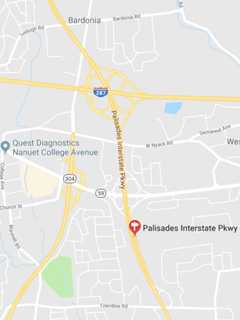 Van Flips On I-87 In Rockland, Causing Stop-Go Delays