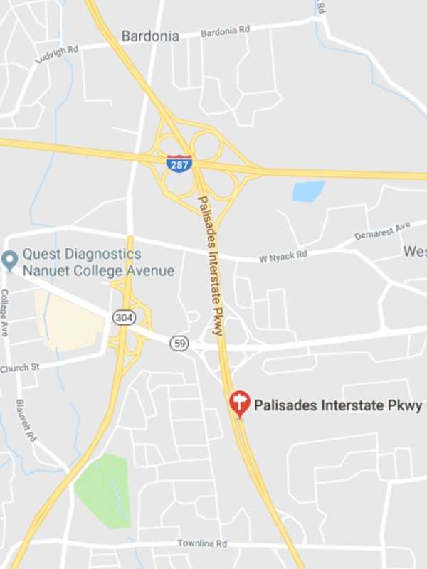 Van Flips On I-87 In Rockland, Causing Stop-Go Delays
