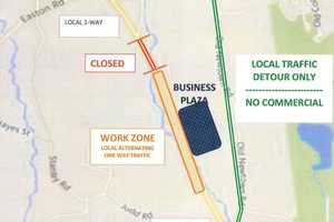 Route 25 Shutdown In Monroe Scheduled During Roadwork