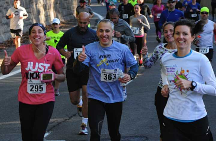 Participants at the 2017 Healing Half Marathon which runs along the Bronx River Parkway.