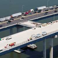 <p>The opening of the second span of the new Tappan Zee Bridge has been delayed.</p>