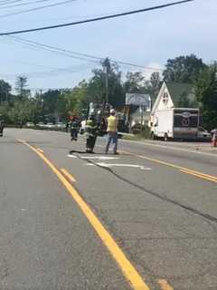 Gas Line Struck, Causing Route 59 Closure