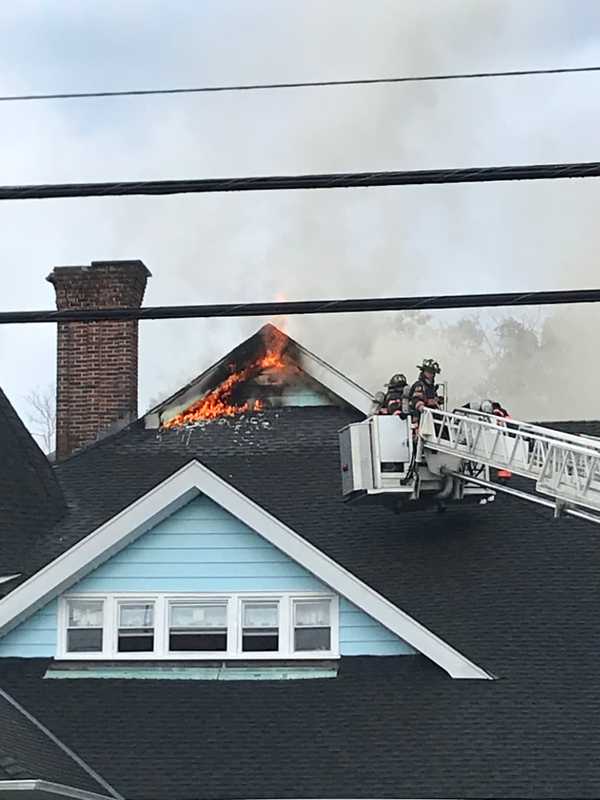 Fire Breaks Out After Lightning Strikes Tennis Club In Westchester