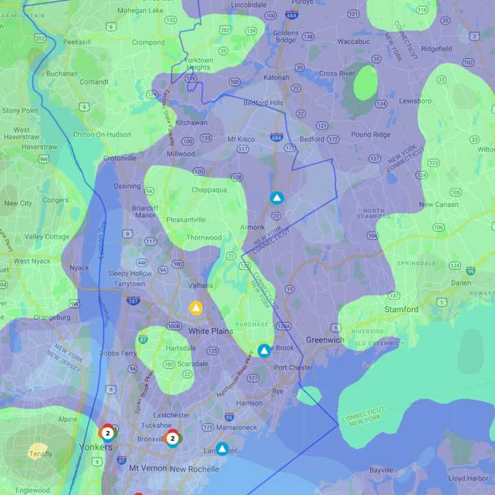 Con Edison Outage Map on Monday, Sept. 10.