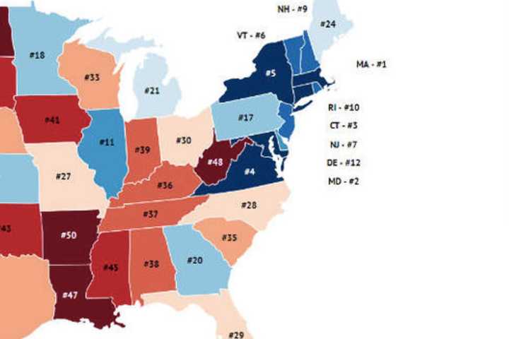 New York Ranks High Among Best Educated States