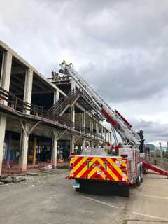 One Injured In Stamford Structure Collapse