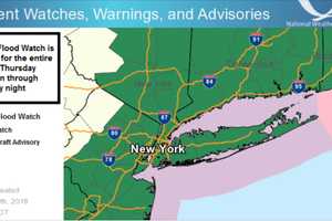 It's Going To Get Wet: Flash Flood Watch For Area As Cold Front Clashes With Tropical Storm