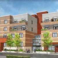 <p>An artist&#x27;s rendering of the Harrison Playhouse Lofts.</p>