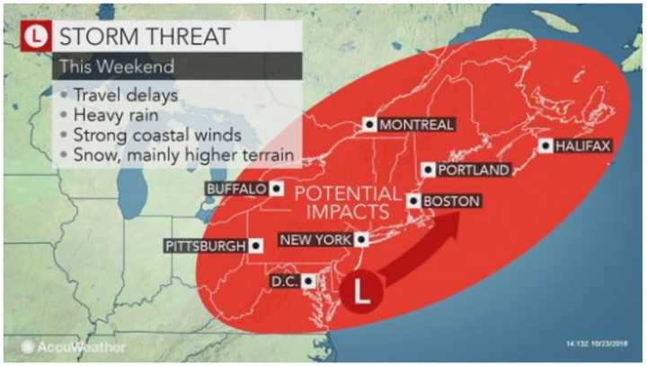 A look at the storm that will slam the region this weekend.