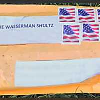 <p>The FBI released this photo of one of the packages sent, which was similar to the others. All the packages bore the return address of former Democratic National Committee Chairperson Rep. Debbie Wasserman Schultz of Florida.</p>