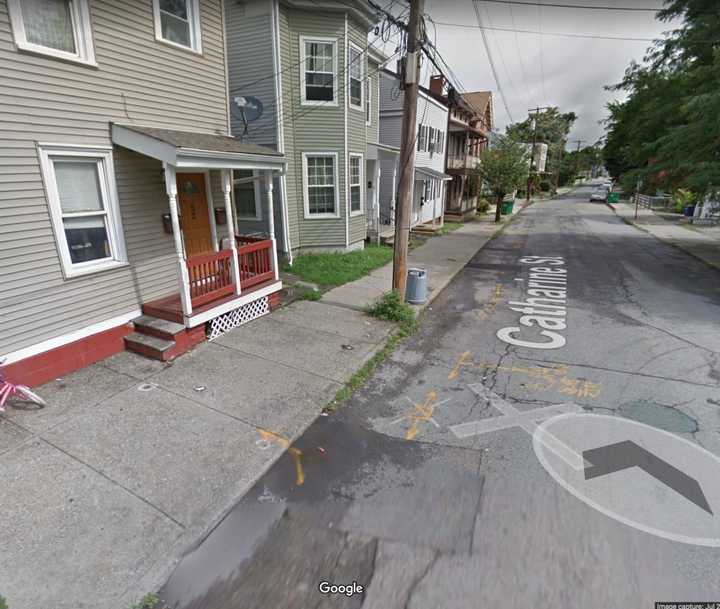 A man was shot while sitting in his car in Poughkeepsie.