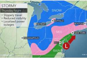 Projected Accumulations For Nor'easter Increase Again; Gusty Winds Could Cause Power Outages