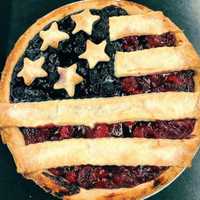 <p>Fruit pie from Abma&#x27;s Farm in Wyckoff -- festive for the Fourth.</p>