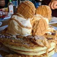 <p>Nutterbutter pancakes.</p>