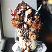 <p>Fried Cookie Dough Milkshake</p>