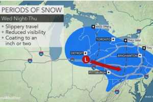 Snow Showers, Freezing Drizzle Possible Before Rainstorm Leads To Warmer Temps