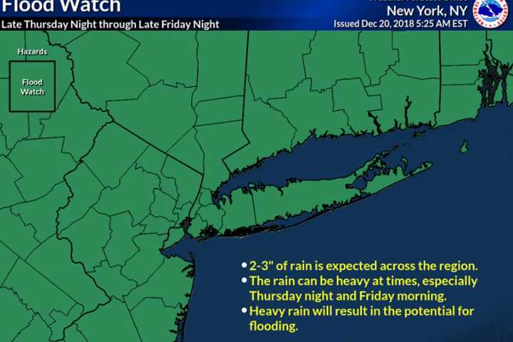 Powerful Pre-Christmas Storm With Downpours, Gusty Winds Could Bring Up To 3 Inches Of Rainfall