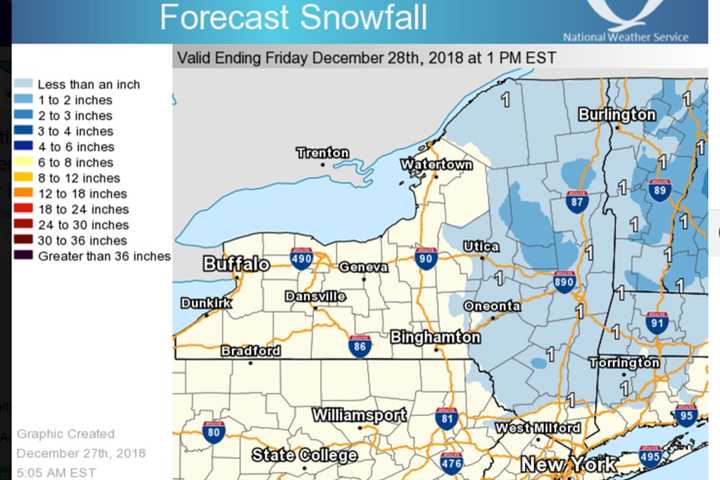 Storm System Will Bring Rain, Sleet To Much Of Area, Snow Farther North