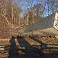 <p>The driver of a tractor-trailer was killed after crashing his truck.</p>