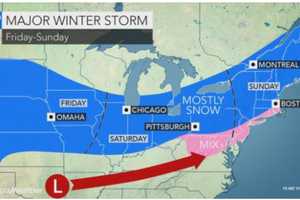 Area Could See Foot Of Snow This Weekend After Separate Storm Brings Up To 3 Inches During Week