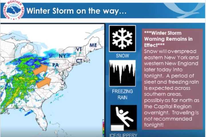 New Storm Update: Get Set For Snow, Freezing Rain, Followed By Flash Freeze, Icing