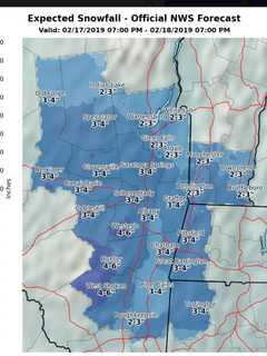 Snowfall Projections Released For Quick-Moving Storm That Will Sweep Through Area