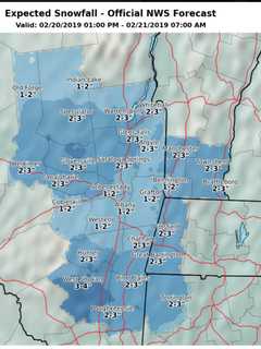 Winter Weather Advisory: Storm Bringing Snow, Sleet Will Cause Slippery Evening Commute