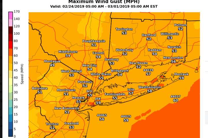 High Wind Warning: Gusts Near 60 MPH Expected To Blow Down Trees, Power Lines