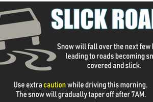 Snow Causes Slippery Driving Conditions With Numerous Crashes