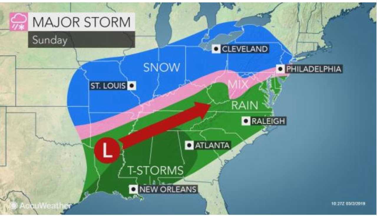 Winter Storm Watch: Projected Snowfall Totals Released For Significant ...