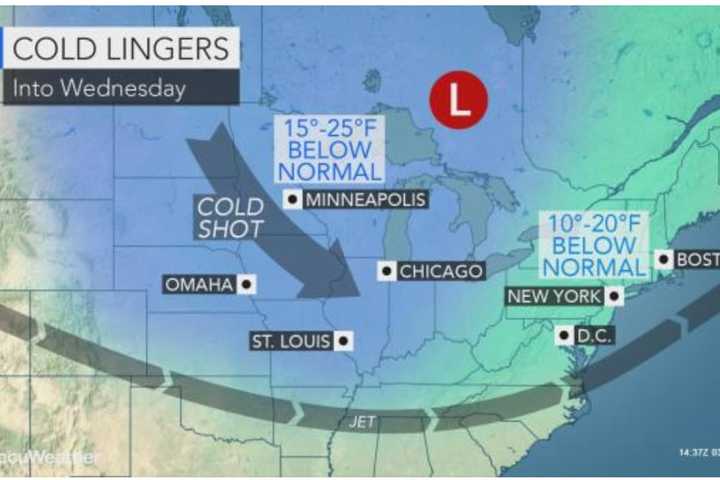 Arctic Air Blast: Polar Vortex Break Leads To Frigid Temps