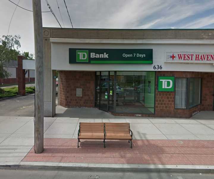 TD Bank on Campbell Avenue in West Haven.