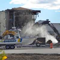 <p>Demolition began at the Dutchess County Sheriff&#x27;s Office.</p>