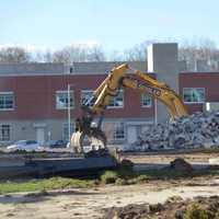 <p>Demolition began at the Dutchess County Sheriff&#x27;s Office.</p>